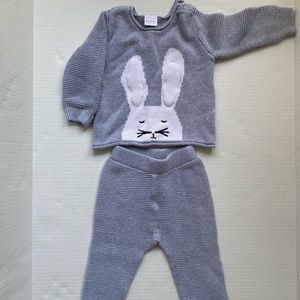 Gray knitted outfit from Hannah Anderson.